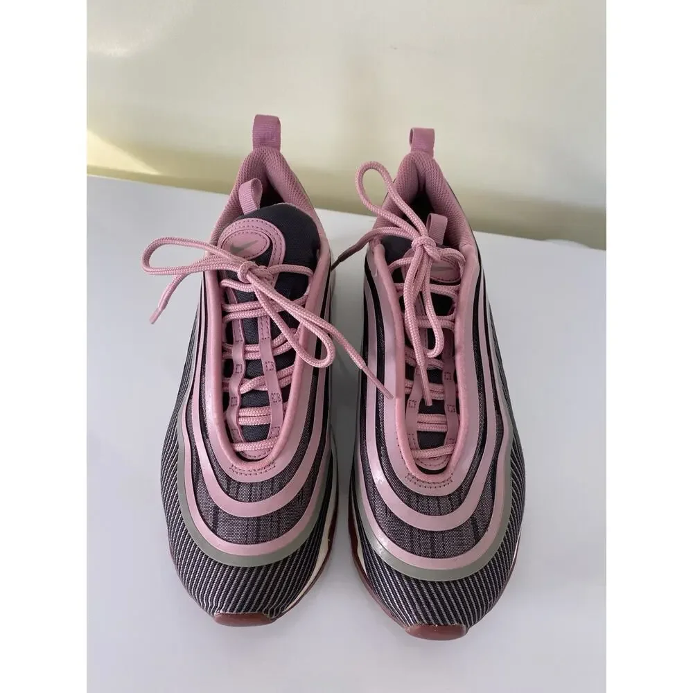 63 Nike Air Max 97 Ultra Pink Running Shoes 917998-601 Size 5.5Y‎